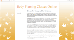 Desktop Screenshot of bodypiercingclassesonline.blogspot.com