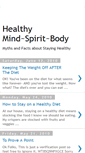 Mobile Screenshot of laceylinks-healthymindspiritbody.blogspot.com