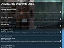 Tablet Screenshot of christmastreeornamentscrafts.blogspot.com