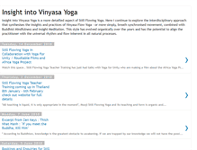 Tablet Screenshot of insightintovinyasayoga.blogspot.com