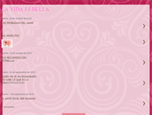 Tablet Screenshot of lavidaesbella-noray.blogspot.com