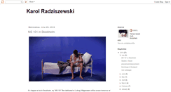 Desktop Screenshot of karolradziszewski.blogspot.com