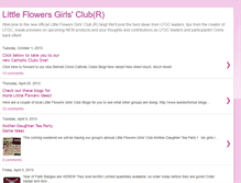 Tablet Screenshot of littleflowersgirlsclub.blogspot.com