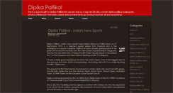 Desktop Screenshot of deepikapallikal.blogspot.com