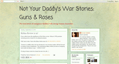 Desktop Screenshot of notyourdaddyswarstories.blogspot.com