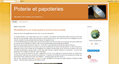 Desktop Screenshot of poterie-et-papoteries.blogspot.com