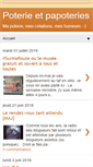 Mobile Screenshot of poterie-et-papoteries.blogspot.com