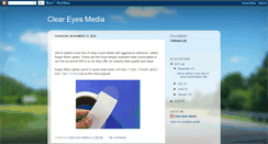 Desktop Screenshot of cleareyesmedia.blogspot.com