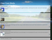 Tablet Screenshot of cleareyesmedia.blogspot.com