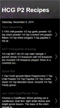 Mobile Screenshot of hcgp2recipes.blogspot.com