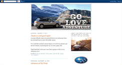 Desktop Screenshot of goloveadventure.blogspot.com