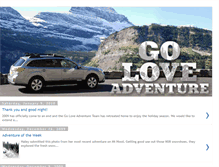Tablet Screenshot of goloveadventure.blogspot.com