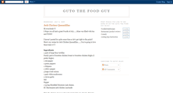 Desktop Screenshot of guto-thefoodguy.blogspot.com