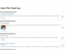 Tablet Screenshot of guto-thefoodguy.blogspot.com