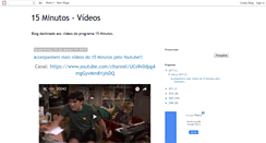 Desktop Screenshot of 15minvideos.blogspot.com
