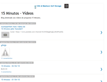 Tablet Screenshot of 15minvideos.blogspot.com