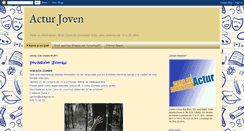 Desktop Screenshot of acturjoven.blogspot.com