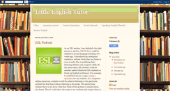 Desktop Screenshot of littleenglishtutor.blogspot.com