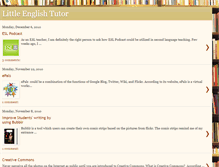 Tablet Screenshot of littleenglishtutor.blogspot.com