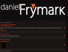 Tablet Screenshot of danielfrymark.blogspot.com