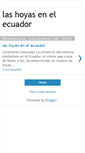 Mobile Screenshot of lashoyasenelecuador.blogspot.com