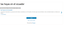 Tablet Screenshot of lashoyasenelecuador.blogspot.com
