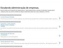 Tablet Screenshot of estudandoadministracaodeempresas.blogspot.com