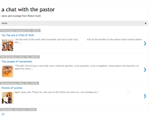 Tablet Screenshot of pastorchat.blogspot.com