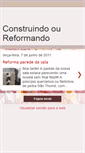 Mobile Screenshot of construindooureformando.blogspot.com