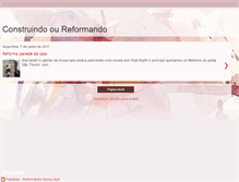 Tablet Screenshot of construindooureformando.blogspot.com