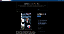 Desktop Screenshot of determinedtotan.blogspot.com