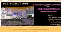 Desktop Screenshot of poeticaengredos.blogspot.com