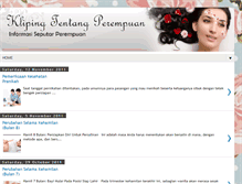 Tablet Screenshot of perempuan-sehat.blogspot.com