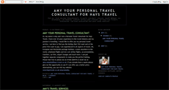 Desktop Screenshot of amystravelservice.blogspot.com