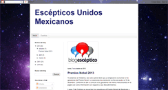 Desktop Screenshot of escepticosunidosmexicanos.blogspot.com