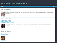 Tablet Screenshot of escepticosunidosmexicanos.blogspot.com