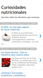 Mobile Screenshot of curiosidadesnutricionales.blogspot.com