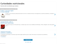 Tablet Screenshot of curiosidadesnutricionales.blogspot.com