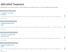 Tablet Screenshot of add-adhdtreatment.blogspot.com