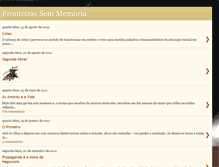 Tablet Screenshot of fronteirassemmemoria.blogspot.com