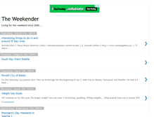 Tablet Screenshot of livingforweekend.blogspot.com