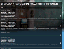 Tablet Screenshot of drvinayakknaikglobalkomarpanth.blogspot.com