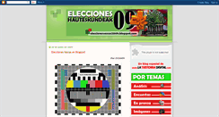 Desktop Screenshot of eleccionesvascas2009.blogspot.com