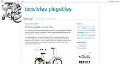 Desktop Screenshot of bicicletaplegable.blogspot.com