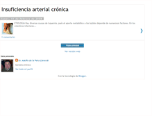 Tablet Screenshot of insuficienciaarterialcronica.blogspot.com