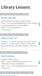 Mobile Screenshot of librarylessons.blogspot.com