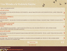 Tablet Screenshot of mirandoviolenciaescolar.blogspot.com