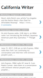Mobile Screenshot of californiawriter.blogspot.com