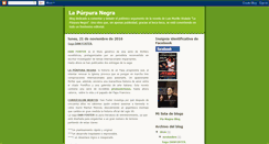Desktop Screenshot of lapurpuranegra.blogspot.com