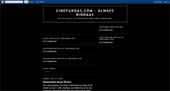 Desktop Screenshot of cinefundas.blogspot.com